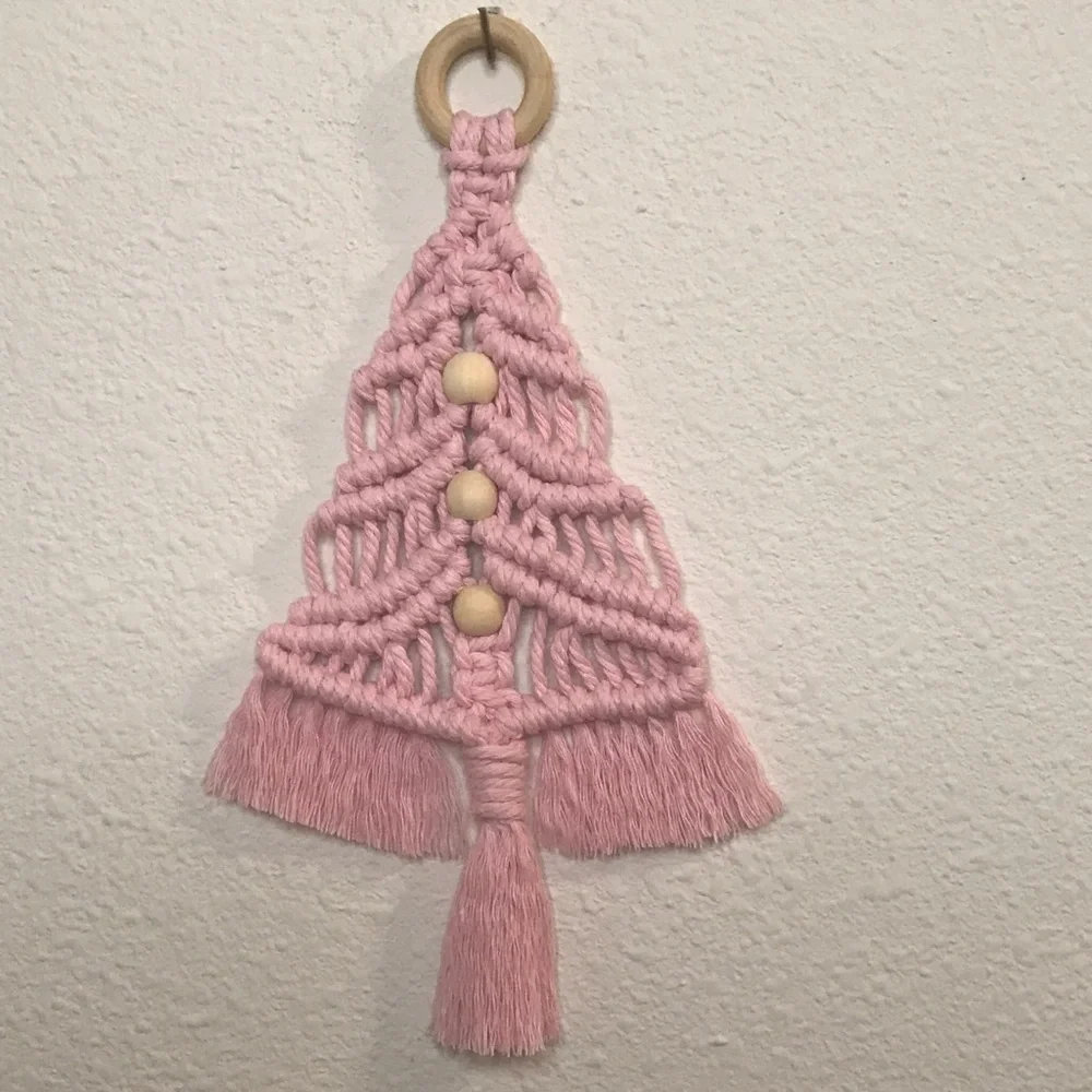 Boho macrame Christmas‎ Tree. Handmade